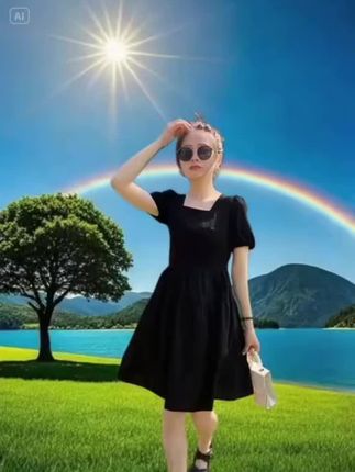姐妹们这条小黑裙也太绝了✨ 方领+泡泡袖,纯欲又复古, 一键拿捏法式松弛感💃 日常出街、约会穿都超绝,谁穿谁是氛围感美女~ 随手一拍都是时尚大片既视感!#上半年潮流穿搭清单 #夏日穿搭主打松弛感 #女生夏日约会穿搭合集 #夏季简约风服装测评 #打工人的夏日通勤穿搭 谁懂啊! 想美美的姐妹闭眼冲就完事儿🔥