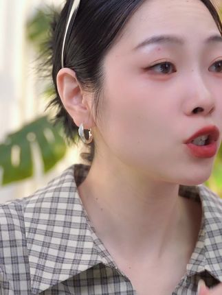 好看百搭小耳圈#耳环