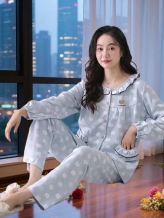 #睡衣家居服 #家居服套装女 #纯棉睡衣家居服 #精致女人必备 #爱了爱了