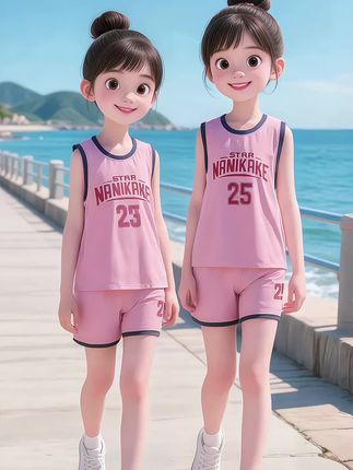 #当你和朋友穿同样风格的衣服时 #高品质童装 #出游穿搭 #夏季穿搭 #运动休闲套装 @抖加🔥上热门🔥dou+🔥热点宝