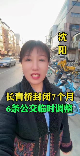 沈阳长青桥老桥封闭7个月6条公交临时调整 #沈阳 #公交车 #桥梁 #沈阳谢姐