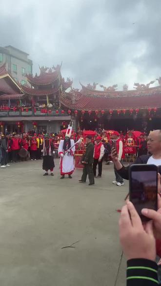 正月十五元宵节,我们榜头明山宫出游了!阿大出场保人间太平🙏🙏🙏#民俗文化 #福建游神