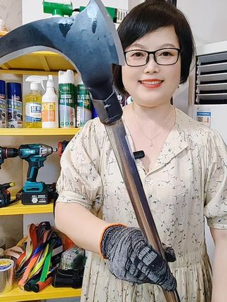 【高锰钢镰刀长柄割草开山钓鱼户外农用工具镰刀多功能实用不锈钢】#高锰钢镰刀#镰刀#在抖音入手的好东西