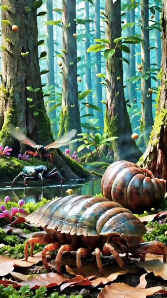 AI亲子科普喜剧《穿越46亿年前》精彩瞬间 话事人掌门万部短剧之《穿越46亿年前》#话事人掌门#万部短剧#穿越46亿年前#娜拉格格#亲子科普