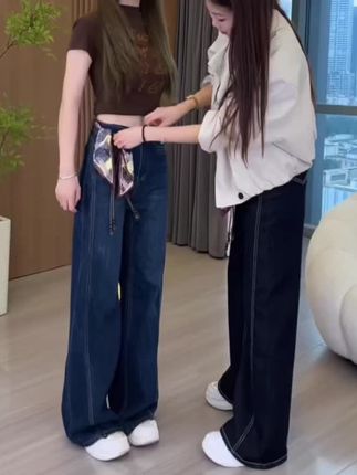 牛仔裤女生#视频同款点击这里下单