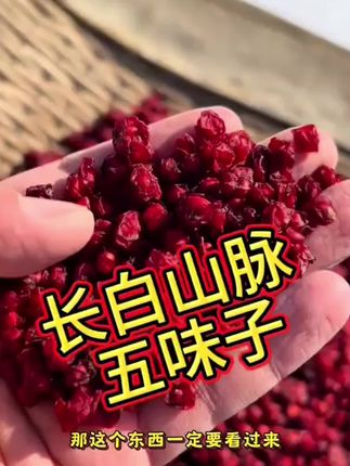 男人都要了解的五味子,你认识吗#五味子 #滋补养生 #五味子茶 #好物推荐🔥