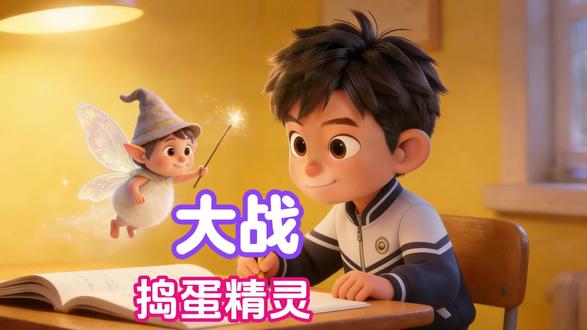 大战作业捣蛋精灵#专注力#小学生#写作业#好习惯