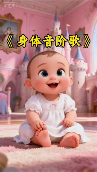 0至3岁早教益智儿歌《身体音阶歌》#益智少儿动画片推荐 #创作者中心 #创作灵感 #儿歌 #儿歌100首最火