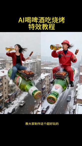 ai喝啤酒吃烤串特效教程
ai喝啤酒吃烧烤特效入口
ai生成搞笑视频
啤酒特效视频
吃烤串视频
就会有4张图片
ai吃烧烤特效
#即梦ai#ai喝啤酒吃焼烤#ai吃烧烤特效#ai特效#搞笑 @DOU+小助手