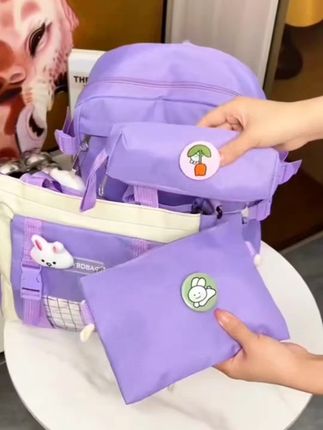 #开学必备 #书包 #学生书包 #书包四件套 #学习用品 @巨量千川