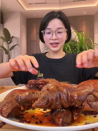 都是蹄筋的猪蹄也太香了#创作者扶持计划 #美食 #太好吃了 #抖音美食推荐官