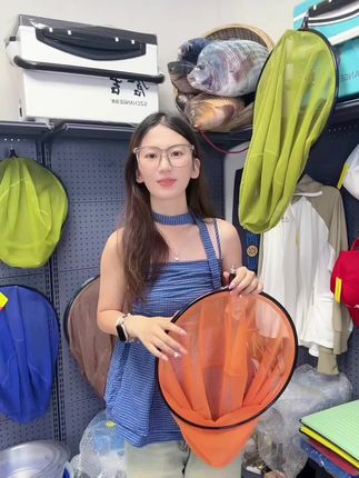 #仓吉#抄网头#仓吉抄网头#橙色抄网头 缤纷橙色抄网头35*22,适合黑坑和休闲野钓兼顾,不想带多个抄网头的哥哥们可以看看这款哟