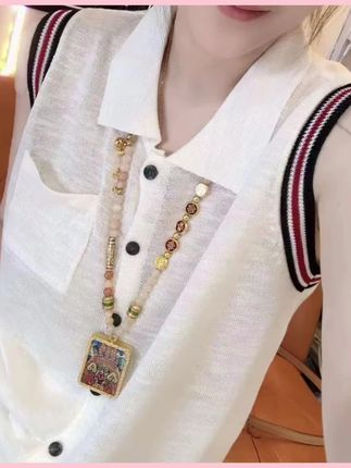 夏季高档砍袖口袋纯色翻领遮肚显瘦洋气百搭衫T恤女减龄上衣#穿搭时尚