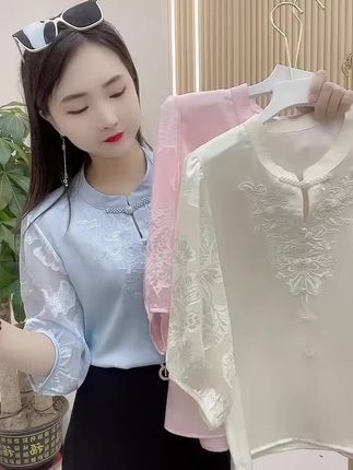 #夏季必备 #洋气小衫 #面料柔软舒适