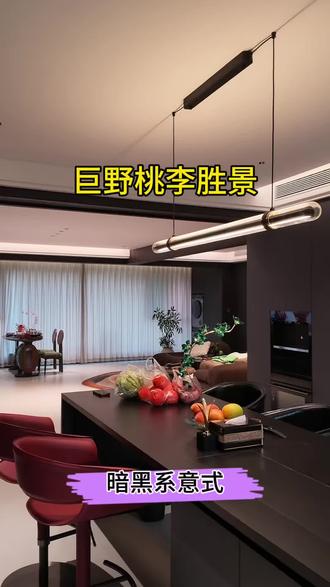 #巨野舒宇装饰 #巨野装修 #桃李胜景 桃李胜景180大平层4室改3室 暗黑极简
