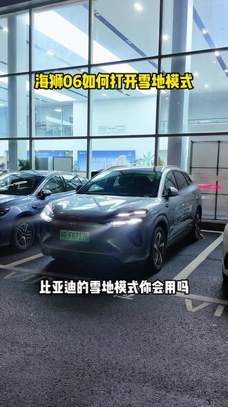 教你如何开启比亚迪的雪地模式 #比亚迪雪地模式 #海狮06 #海狮06全新OTA升级 #四载同行感恩600万
