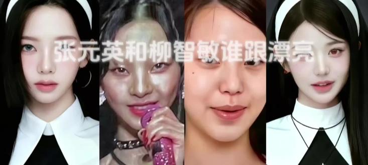 各大主播评价张元英和柳智敏#张远英 #柳智敏