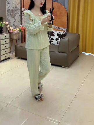 #温柔风穿搭 #睡衣家居服 #睡衣 #家居服 #谁穿谁漂亮