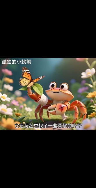 孤独的小螃蟹#儿童睡前故事