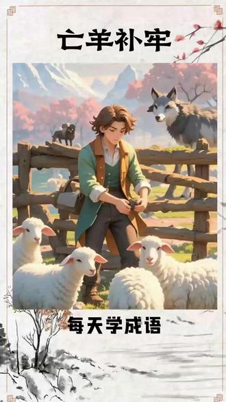 每天学成语-亡羊补牢 #成语