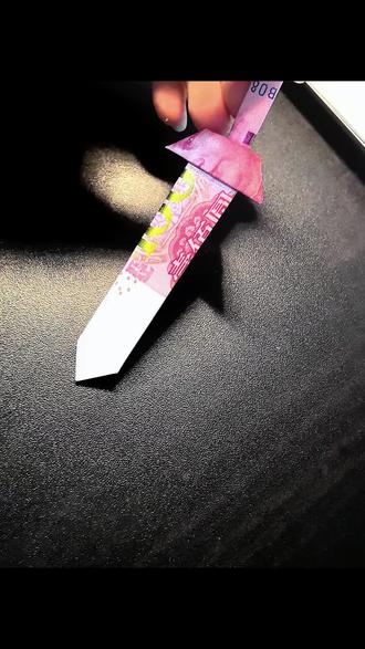剑来!#宝剑折纸#手工折纸