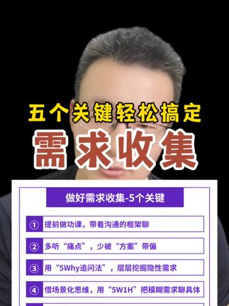 做研发项目管理,怎么能不懂需求收集? #项目管理 #产品研发 #项目经理 #产品经理 #一张图项目管理