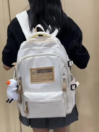 #书包女大容量男高中初中生背包双肩包小学生专用12-18岁大学生#开学必备 #双肩背包 #@DOU+小助手