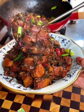 绍兴梅干菜梅菜传统农家梅干菜罐装200克-1000克食盐腌制霉菜#绍兴梅干菜 #农家梅干菜 #绍兴梅菜 #梅干菜 #梅菜干