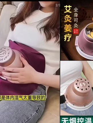 #健康养生 #艾灸盒 #视频同款 #自用好物分享 艾美灸宫廷灸美容院艾灸馆全身通用艾灸器具理疗仪熏蒸仪器家用