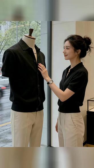 老钱风衬衫怎么选?Jeep这件太对味了! #polo衫 #老钱风