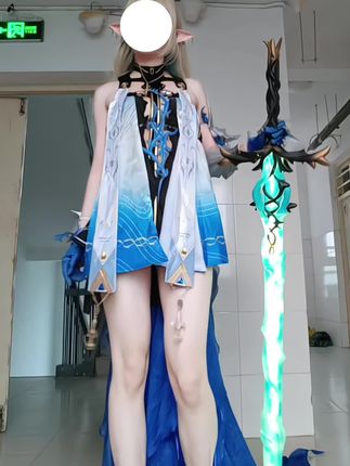 国庆我将出大卡#cos试衣 #卡提希娅 #芙露德莉斯 #鸣潮 #试衣致歉
