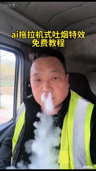 鼻子冒烟特效教程来啦!#拖拉机鼻子冒烟视频 AI拖拉机式吐烟特效教程 吐烟特效拖拉机 #吐烟特效拖拉机教程 吐烟特效怎么做#剪映 吐烟特效怎么做剪映 #吐烟特效怎么拍同款 鼻子冒烟特效怎么拍 #鼻子冒烟特效教程 鼻子搞笑视频怎么做 制作烟雾视频教程 发动机吐烟圈特效 拖拉机冒烟视频