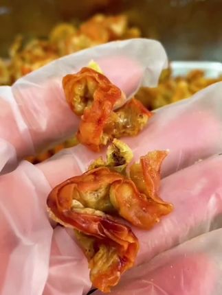 花油渣红烧、烧汤、包饺子即可#好吃#美味#健康#卫生#干净
