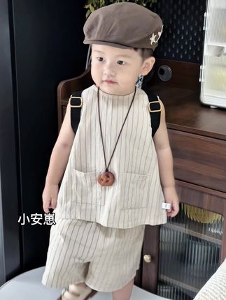 答应我一定要试试棉麻,很难不爱啊#夏季穿搭 #男宝穿搭 #萌娃穿搭 #儿童穿搭分享 #今日穿搭