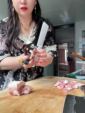 #厨房好物 #每日分享 #好物推荐🔥 #4件套前切后砍刀#好用不贵