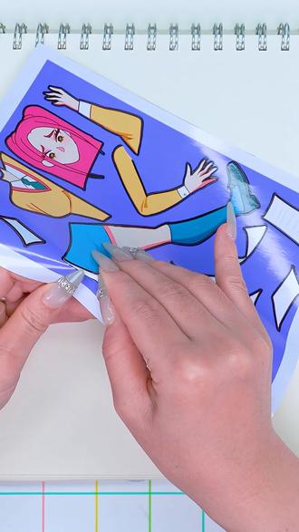 新款猎魔女团贴纸手工DIY来了,快来一起玩 #贴纸#手账#手帐素材#手帐小机关#手帐排版