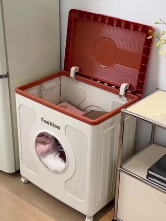 翻盖收纳箱可移动家用储物箱儿童玩具被子换季衣服收纳整理箱加厚#强烈推荐 #好物推荐🔥 #收纳整理 #家用好物
