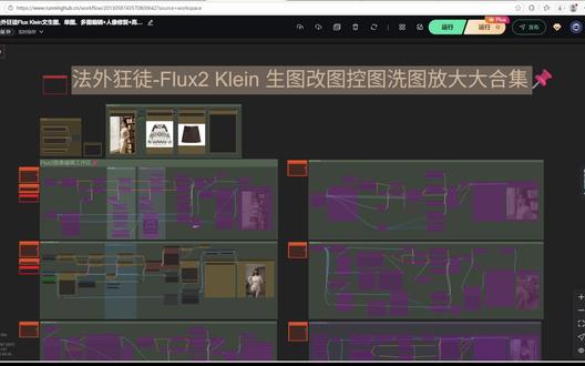 Flux2 Klein模型编辑工作流免费分享 Flux2 Klein文生图-图像编辑-局部重绘-姿态控制-扩图-高清放大-质感修复,全能合集V2版本工作流分享#comfyui #comfyui教程 #工作流 #AICG #ai作图