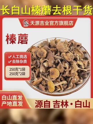 天源吉业 新货长白山榛蘑东北小鸡炖蘑菇丁手选干货无根榛蘑嫩 #蘑菇菌包 #蘑菇竟然那么美 #土特产干货 #蘑菇 #榛蘑