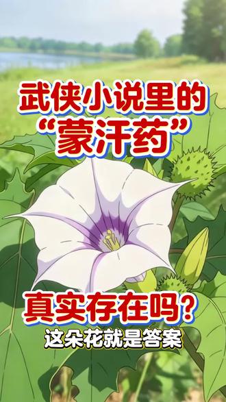 武侠小说里的“蒙汗药”,真实存在吗?🌿这朵花就是答案 #藏在植物里的学科 #跨学科学习 #童书推荐 #小学启蒙
