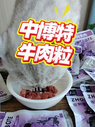 妈妈,爱我就给我补点牛肉吧#宠物零食推荐 #中博特 #宠物牛肉粒 #养宠经验分享 #宠物营养补充剂