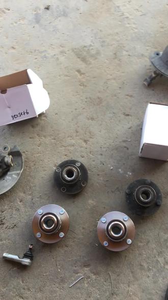 北汽更换前轮轴承!#汽车底盘