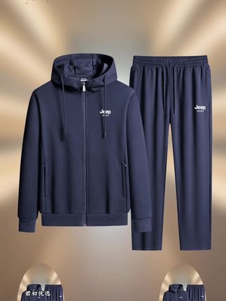 吉普时尚休闲运动套装#品质男装 #男士套装 #休闲运动套装 #时尚套装 #男士穿搭