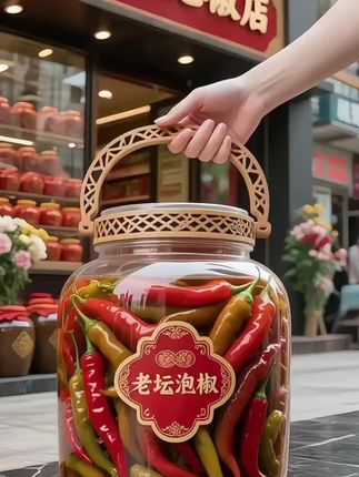 老坛泡酸辣椒 #老坛泡椒#辣椒#酸辣椒#酸辣开胃#下饭神器