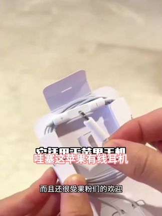 适用苹果13/12/11有线耳机降噪高音质iPhone8p/x带麦苹果入耳式