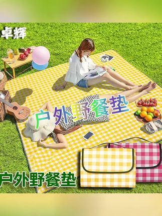 野餐垫防潮垫加厚户外地垫便携户外露营野炊防水春游帐篷草坪坐垫#野餐垫 #坐垫 #防潮垫 #户外地垫 #草坪坐垫