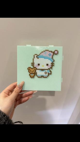 睡衣小熊🐻kitty拼豆来咯
#拼豆 #拼豆图纸 #拼豆过程 #拼豆豆手工 #kitty