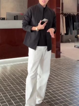 男人都拒绝不了的一条休闲裤!好穿又百搭!巨显腿长MBNL-F「Binary World」秦磊男装橡筋半束口设计休闲裤LL-SKZ2068#流光机能风穿搭太有生命力了 #裤子 #裤子推荐 #大牌平替 #休闲裤