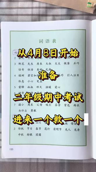 今天把二年级下册语文期中考试必背知识点汇总整理出来了,需要的家长快给孩子打印出来复习,考试才不丢分🔥#知识点总结 #学霸秘籍 #必考考点 #二年级下册期中复习