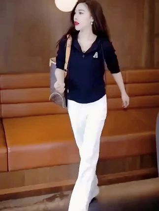 纯色阔腿裤女卫裤春秋款百搭休闲直筒裤秋冬加绒宽松显瘦高腰裤子